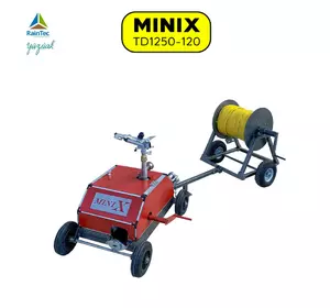 Дождевальный самоходный спринклер Irriforce Minix TD1250-120 с прицепным барабаном Дождевальный самоходный спринклер Irriforce Minix TD1250-120 с прицепным барабаном
