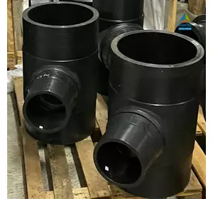 Редукционный тройник ПЕ нестандартный 315х280х315 PN10 Редукционный тройник ПЕ нестандартный 315х280х315 PN10