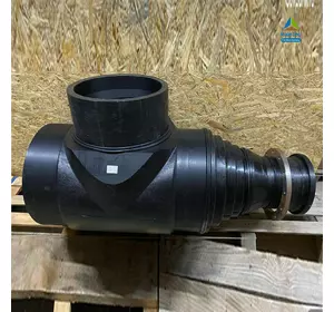 Редукционный тройник ПЕ нестандартный 630х500х315(фланец 300) PN10 Редукционный тройник ПЕ нестандартный 630х500х315(фланец 300) PN10